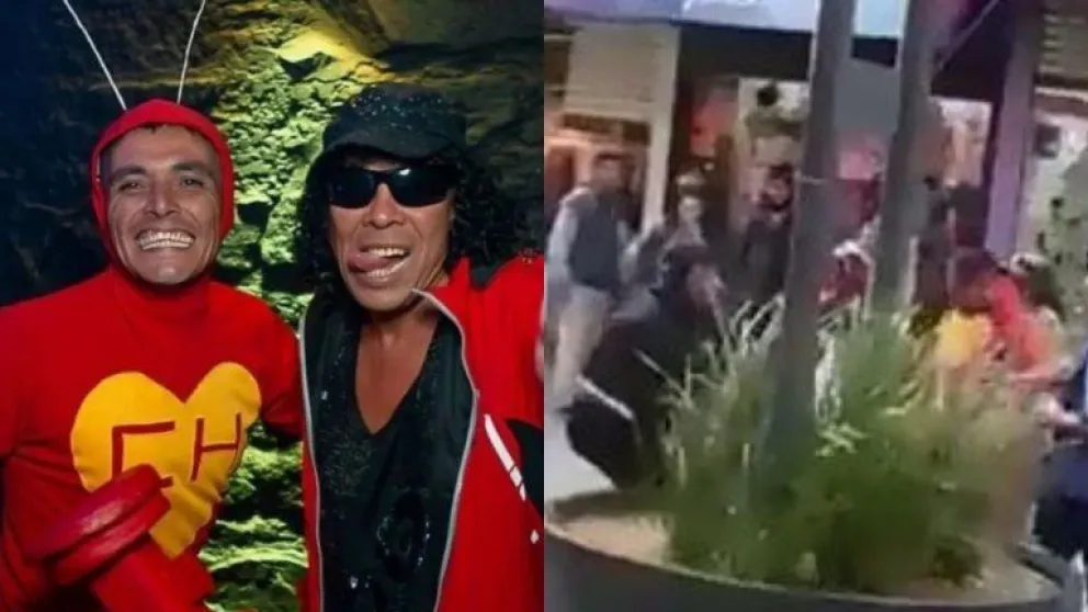 "No contaba con mi astucia": disfrazados del Chapulín Colorado y la Mona Jiménez evitaron un robo a golpes