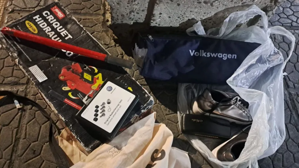 Lo demoraron alcoholizado y con dos bolsas de herramientas