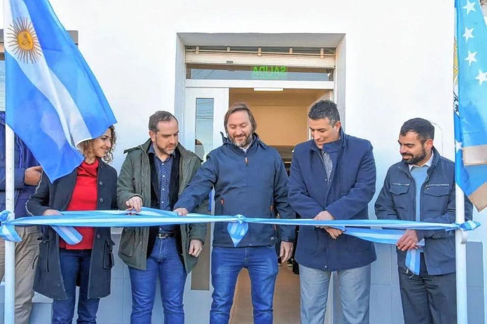 Raverta inauguró una oficina de ANSES en Sarmiento