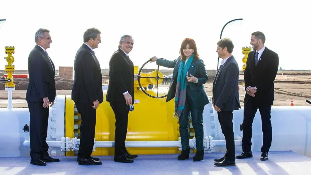 Se inauguró el gasoducto Néstor Kirchner
