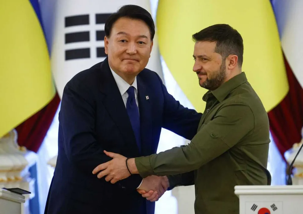 Corea del Sur prometió más ayuda y suministros militares a Ucrania
