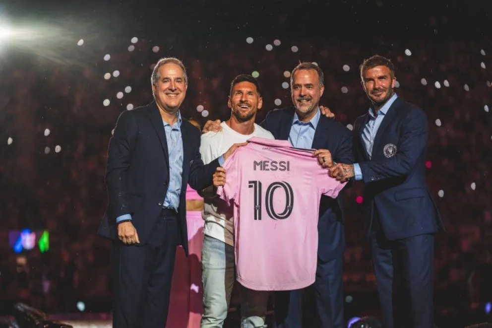 Messi fue presentado en Inter Miami: "Estoy muy emocionado, muy feliz de estar acá"