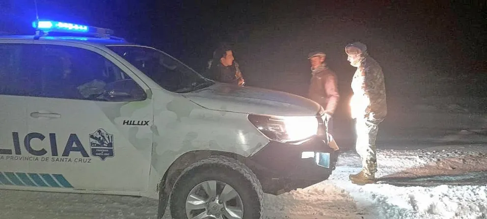La policía halló con principio de hipotermia al peón rural de Aldea Beleiro que era intensamente buscado