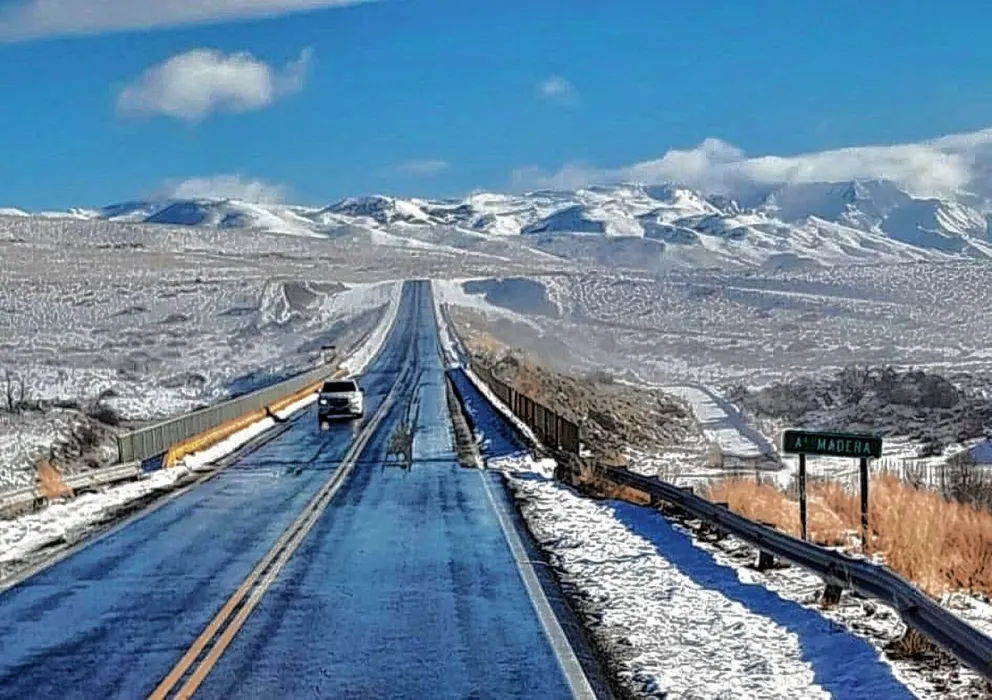 La ola polar llegó a marcar 31 grados bajo cero sobre la Ruta Nacional 40