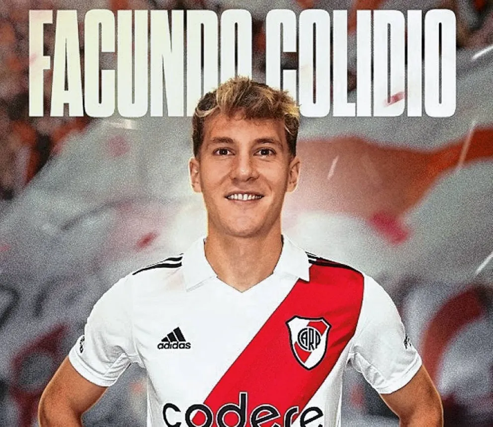 River presentó a Facundo Colidio como segundo refuerzo