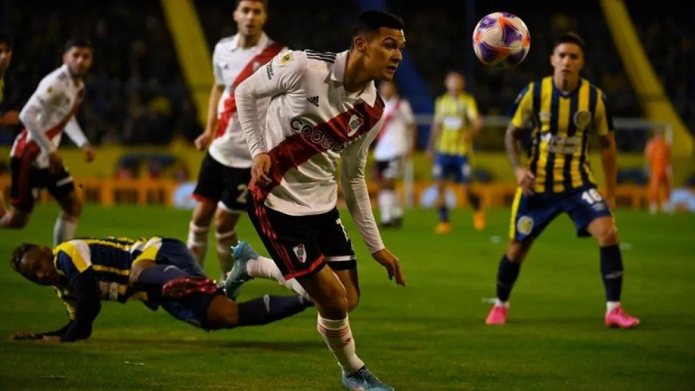 River empató en la última jugada del partido ante Rosario Central