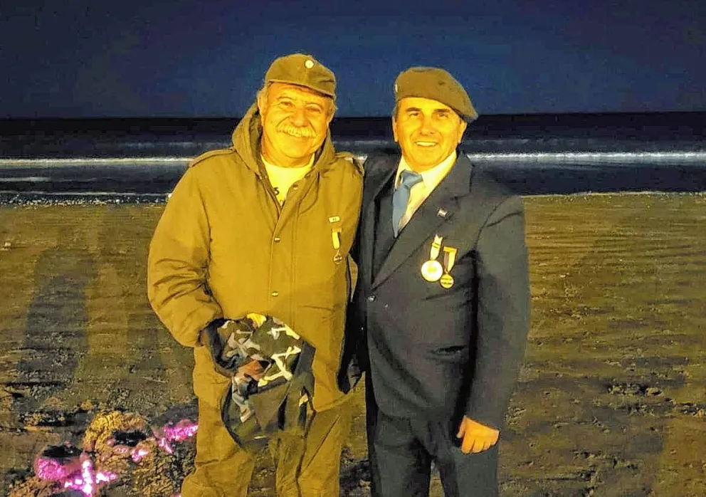 El veterano de Malvinas que desde 2011 realiza las vigilias cada 2 de abril en Rada Tilly