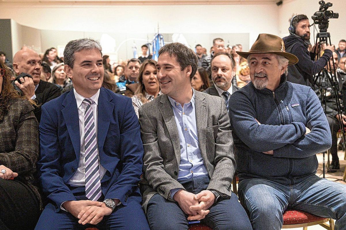 Juan Pablo Luque y Martín Cerdá acompañaron el 75° Aniversario de Rada Tilly