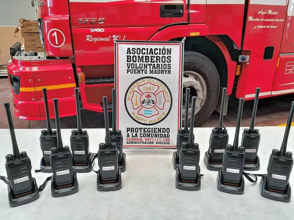Bomberos de Madryn modernizaron su sistema de comunicaciones