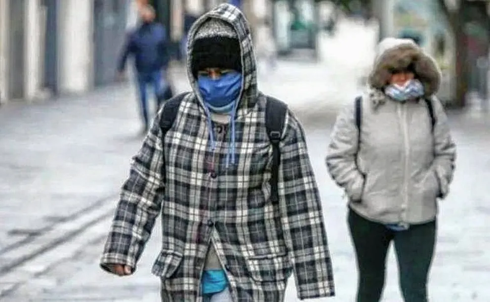 Alertas amarillo y rojo “por frío extremo” en Chubut y Santa Cruz