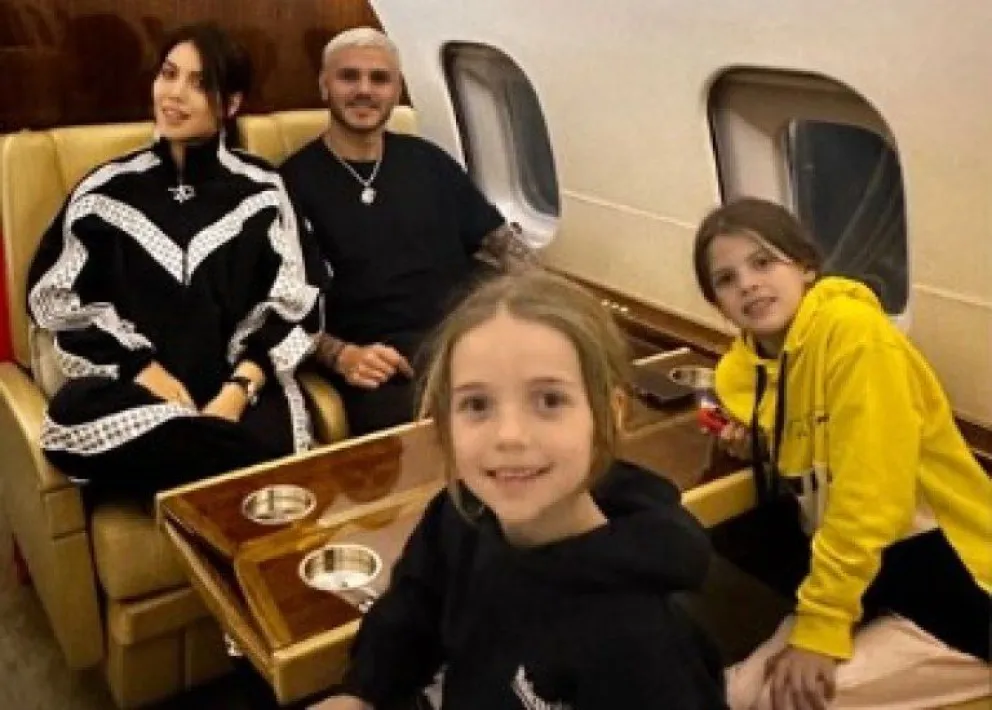 Wanda Nara volvió a Turquía junto a su familia