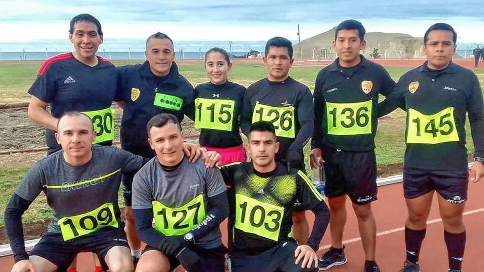 Los árbitros rindieron evaluaciones físicas