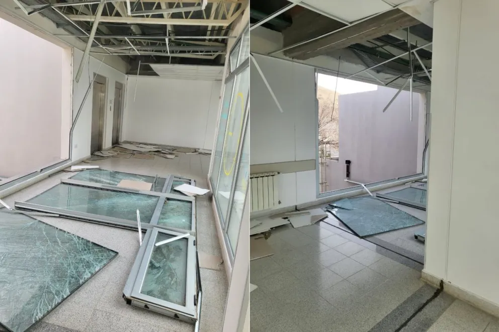 Daños en el Hospital Alvear, el Savio y Jerárquicos por el viento
