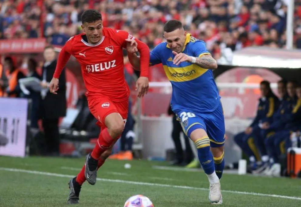 Boca le ganó a Independiente y se mantiene en la zona de copas internacionales