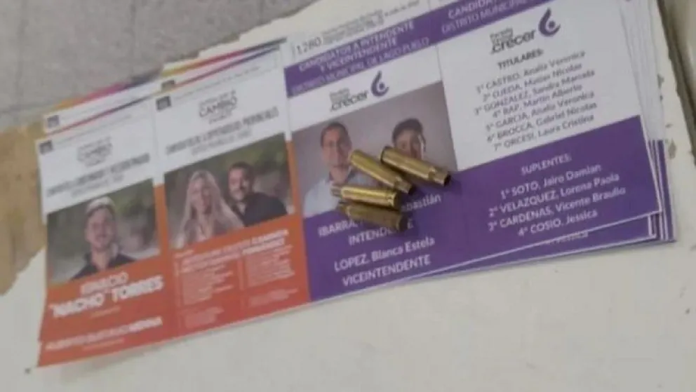 Elecciones en Chubut: encontraron cuatro balas en una boleta opositora
