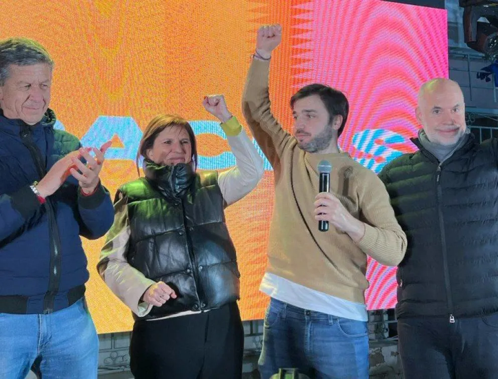 Rodríguez Larreta y Bullrich, juntos y sonrientes en Chubut: "Gane quien gane, vamos a lograr un cambio"