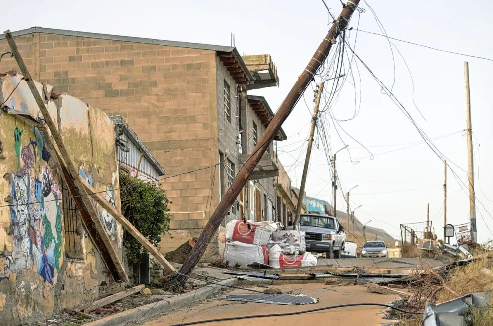 Se declaró la emergencia climática por el temporal de viento