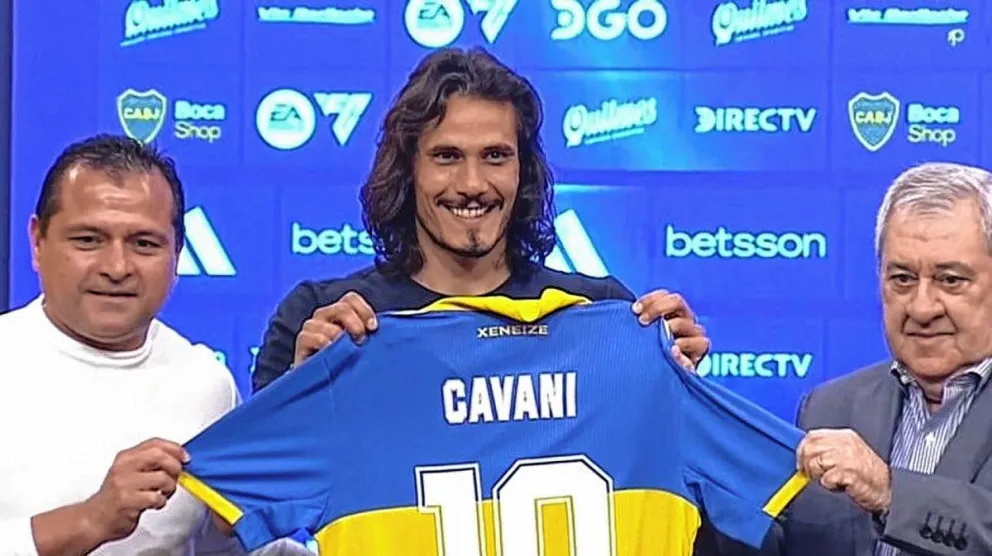 Cavani fue presentado en Boca: “No hay club como este"