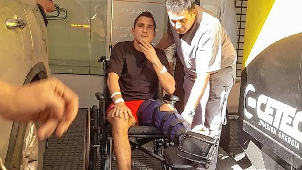 Luciano Sánchez habló tras la grave lesión que le provocó Marcelo: “Sé que fue sin intención”