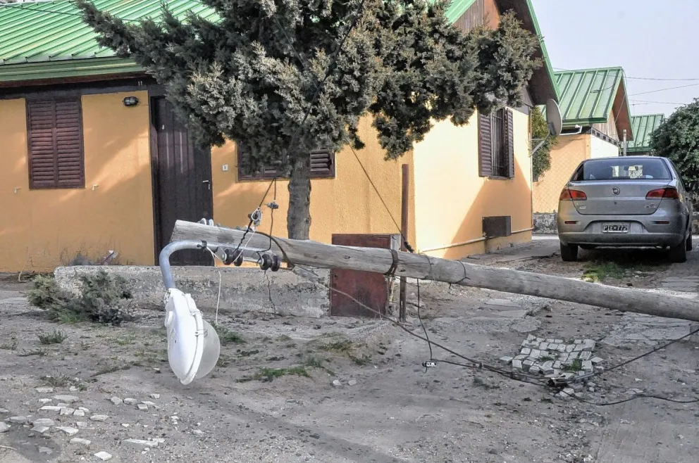 Por qué el temporal de viento  fue tan fuerte en Comodoro