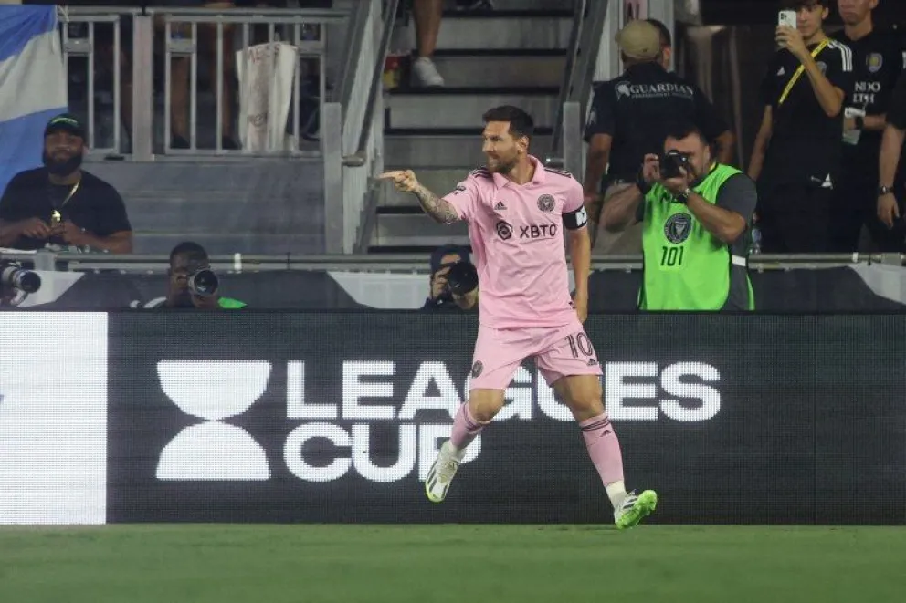 Con otro doblete de Messi, Inter Miami venció a Orlando City y se clasificó a octavos de la Leagues Cup