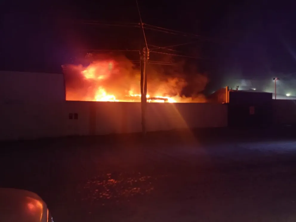 Se incendiaron seis vehículos en una empresa