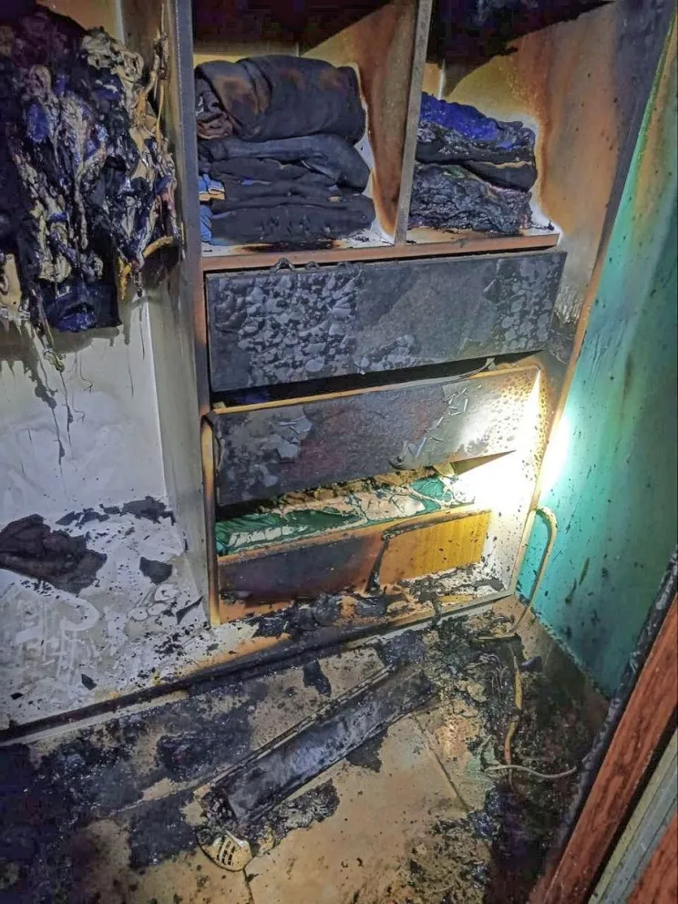 Dos canes cachorros murieron en el incendio de una casa en Puerto Deseado