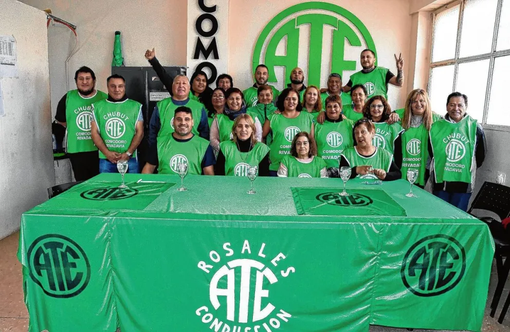 Rosales y Echeveste se quedaron con la conducción de ATE Comodoro