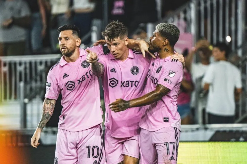 Con gol de Messi, Inter Miami goleó a Charlotte y pasó a las semifinales de la Leagues Cup