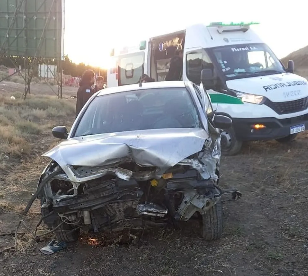 Resultó lesionado tras un accidente en la Ruta 3