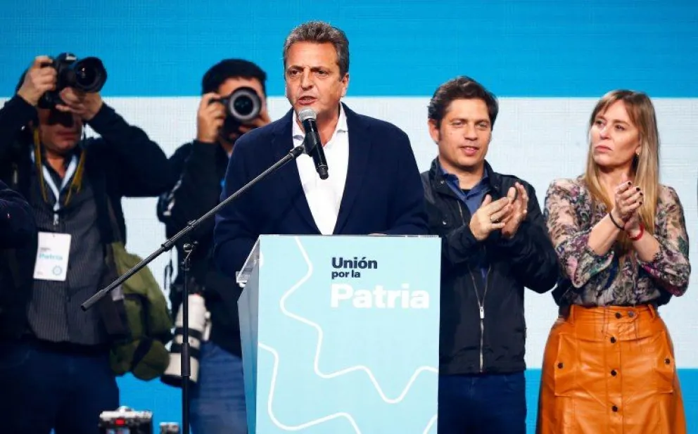 Sergio Massa: "Vamos a dejar hasta nuestra última gota de transpiración para seguir siendo gobierno en la Argentina"