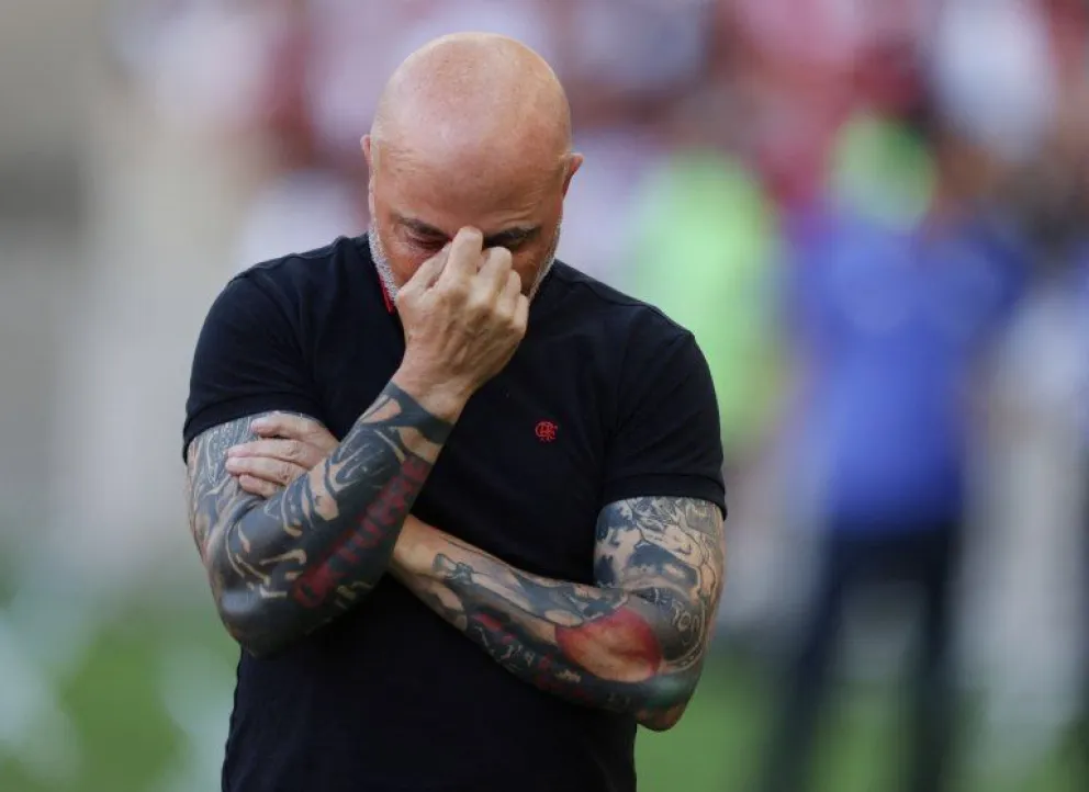 Nuevo escándalo en el Flamengo de Sampaoli: jugadores a las piñas y un fracturado