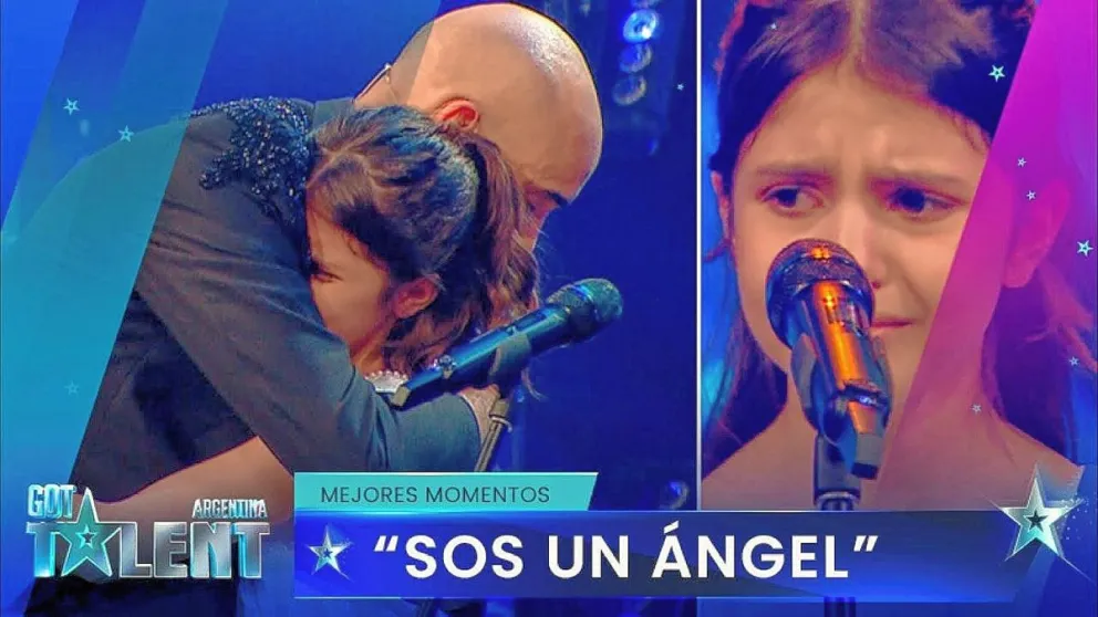 Una pequeña cantante comodorense emocionó al jurado en Got Talent