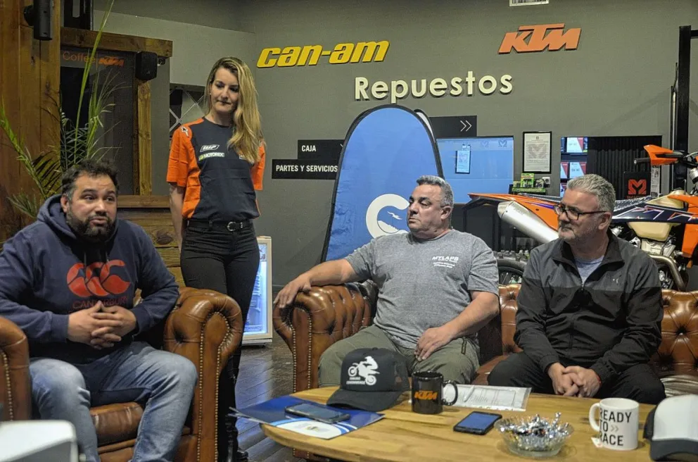 Se presentó la nueva fecha de Enduro Comodorense que será en la zona de Caleta Córdova