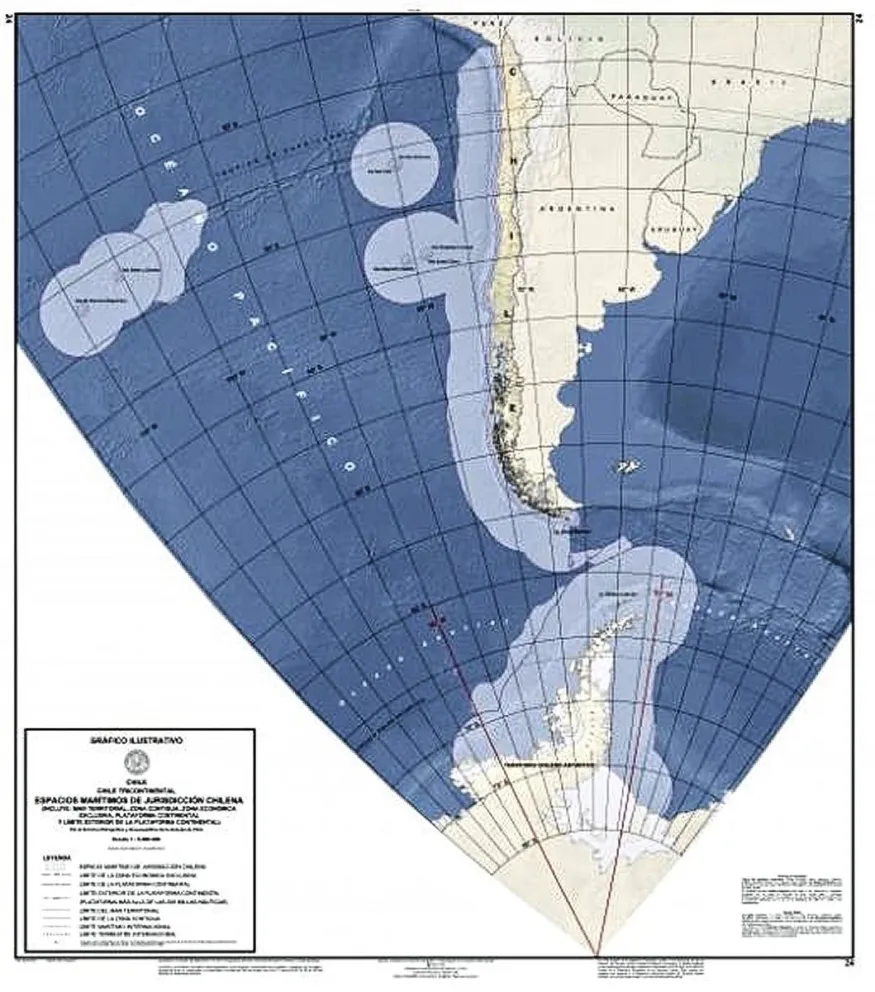 Conflicto por el anexo de un sector argentino en mapa territorial de Chile