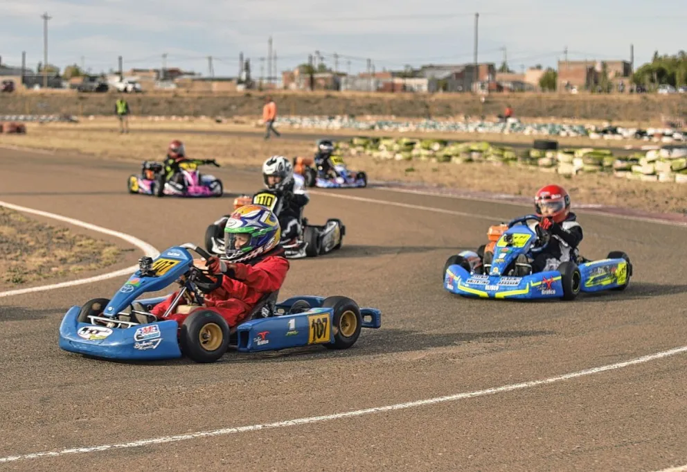 Pruebas libres en el karting