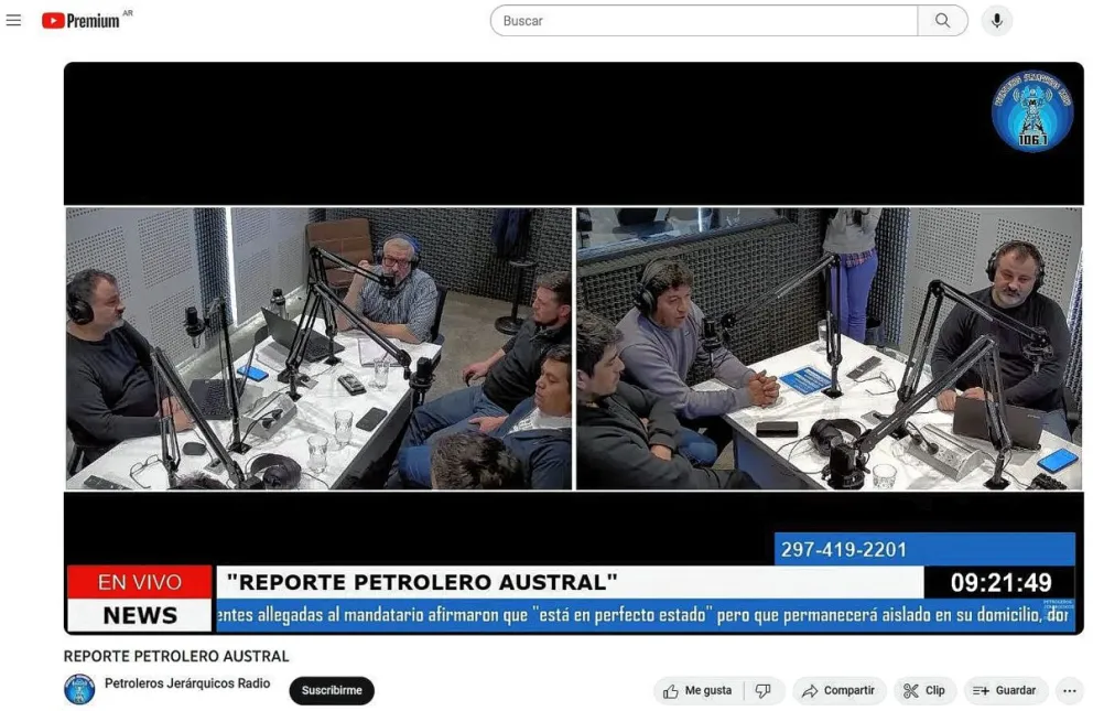 Petroleros Jerárquicos Radio ya se puede ver en streaming desde YouTube