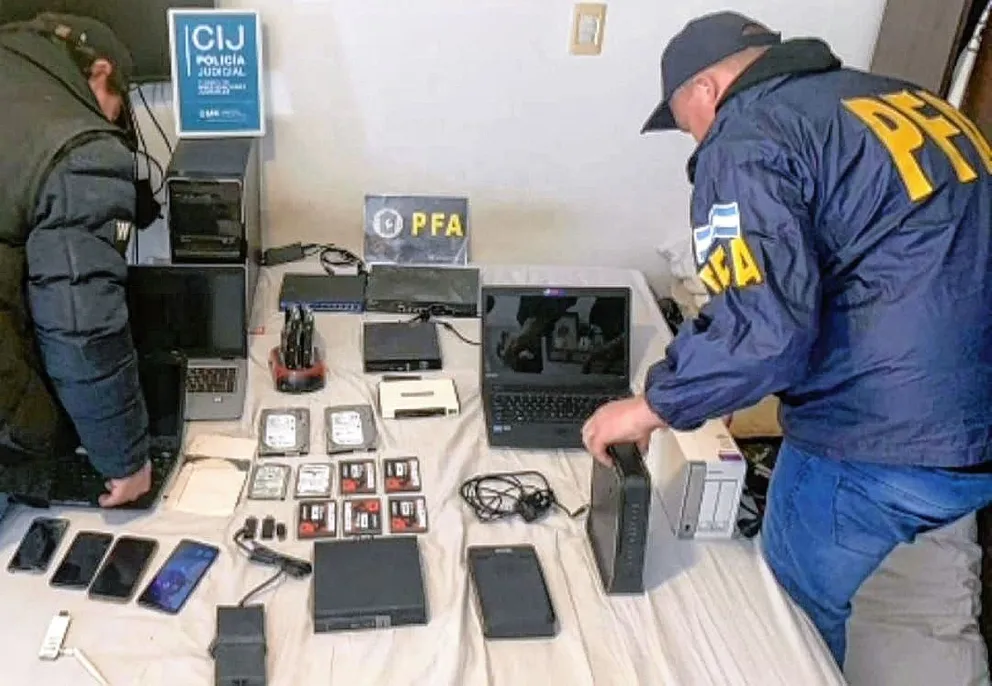 Chubut entre los lugares en el mundo con red de pedofilia: allanamientos de la Federal y secuestro de evidencias