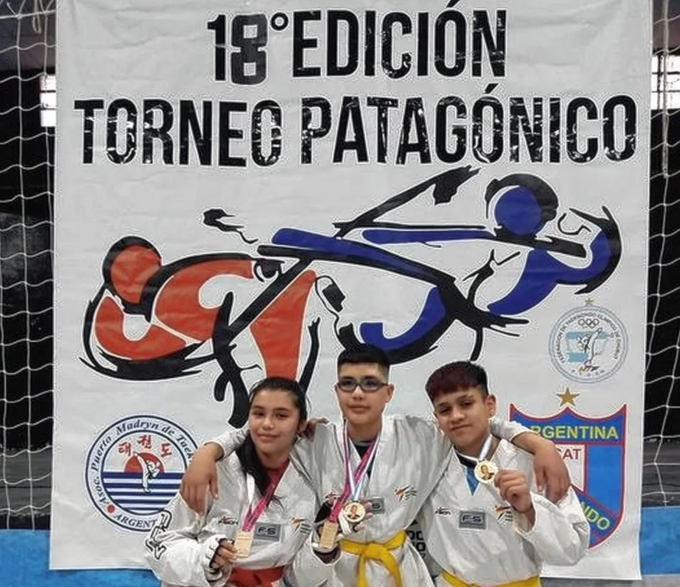 La escuela de taekwondo Tigres Blancos hizo podios en Puerto Madryn