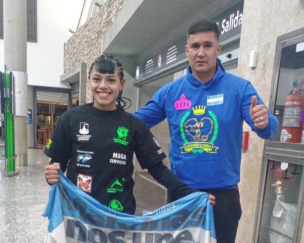 Aylén Aguirre viajó a San Luis