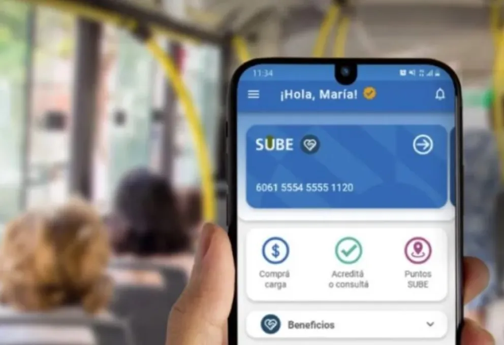 Tarjeta SUBE: lanzaron la app que permite cargar saldo y realizar otras gestiones desde el celular