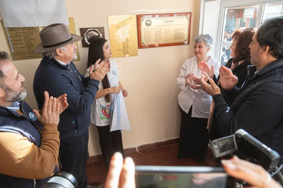 Se realizó esta mañana el acto por el 50° aniversario de la Escuela N° 521