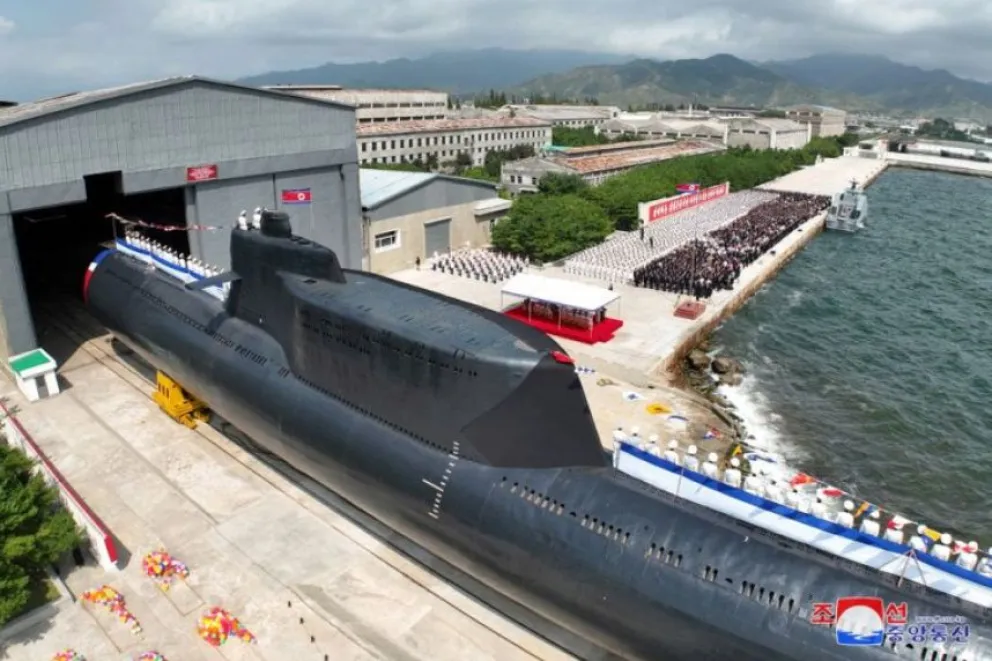 Corea del Norte puso en servicio su primer submarino de ataque nuclear táctico