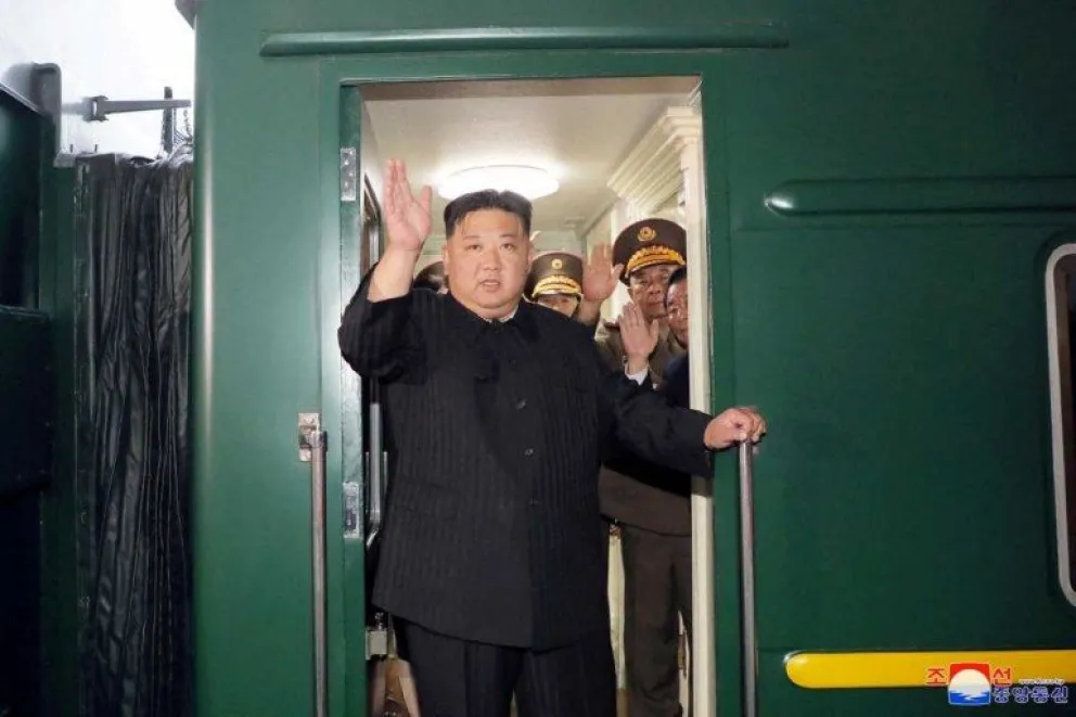 Kim Jong Un llegó a Rusia en su tren especial para celebrar su segunda cumbre con Putin