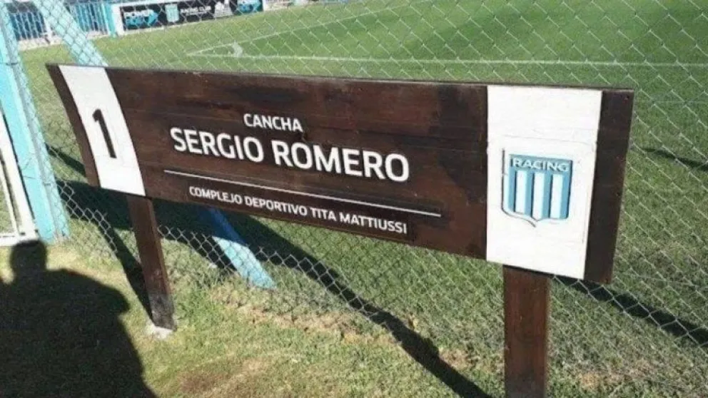 Le quitaron el nombre de "Chiquito" Romero a una de las canchas de Racing