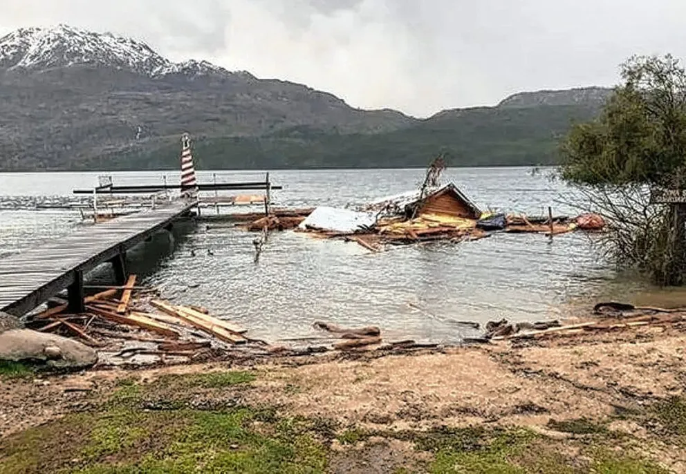 El Hoyo declaró la emergencia climática en la localidad por las fuertes precipitaciones