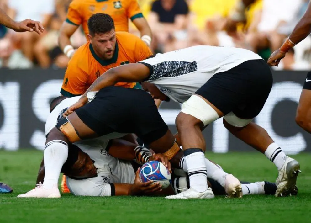 Fiji dio el batacazo y consiguió un triunfo histórico contra Australia en el Mundial de Rugby
