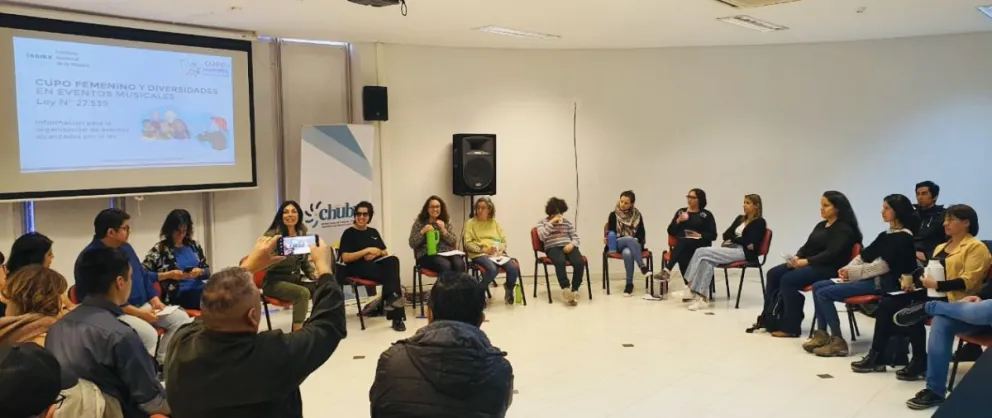 Se realizaron con éxito dos charlas gratuitas sobre la ley de cupo femenino en eventos musicales