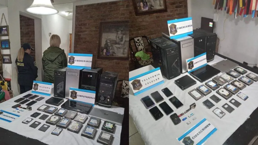 Detuvieron a una mujer por producir y comercializar contenido sexual de su hija de ocho años