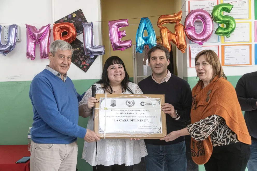 Se realizó un acto por el 90° aniversario de la Casa del Niño